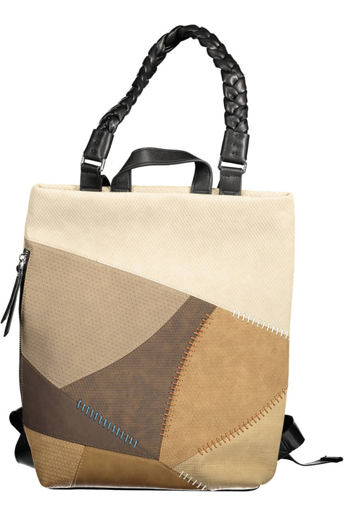 SAC À DOS BEIGE DESIGUAL FEMME